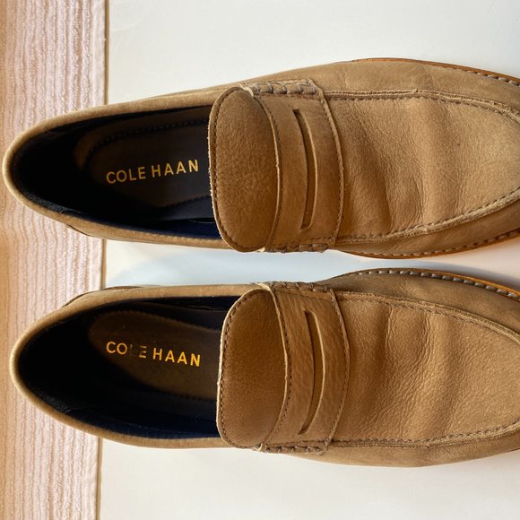 Men's Cole Haan Loafers 9.5 Tan - Picture 2 of 7